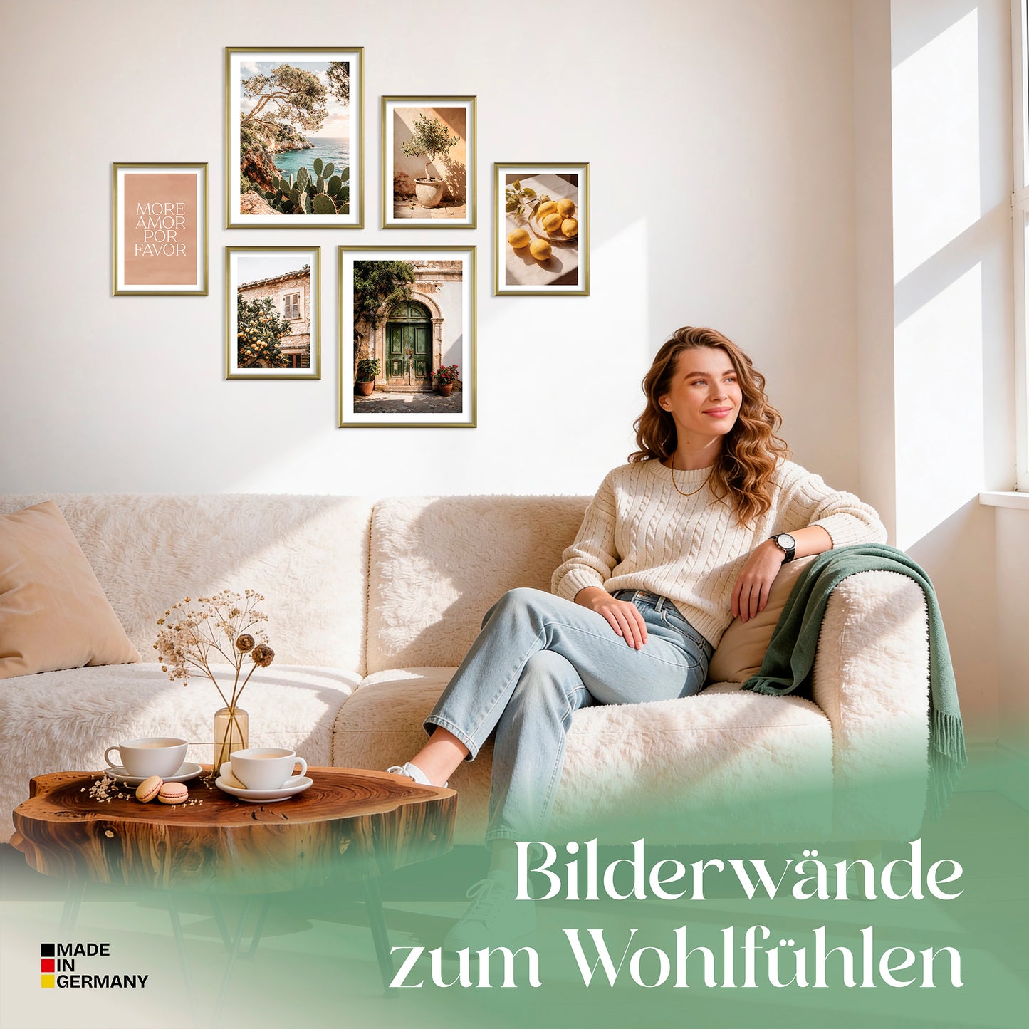 Poster Set La Dulce Vida Española Bilderwand Wandbilder Mallorca ARTFAVES