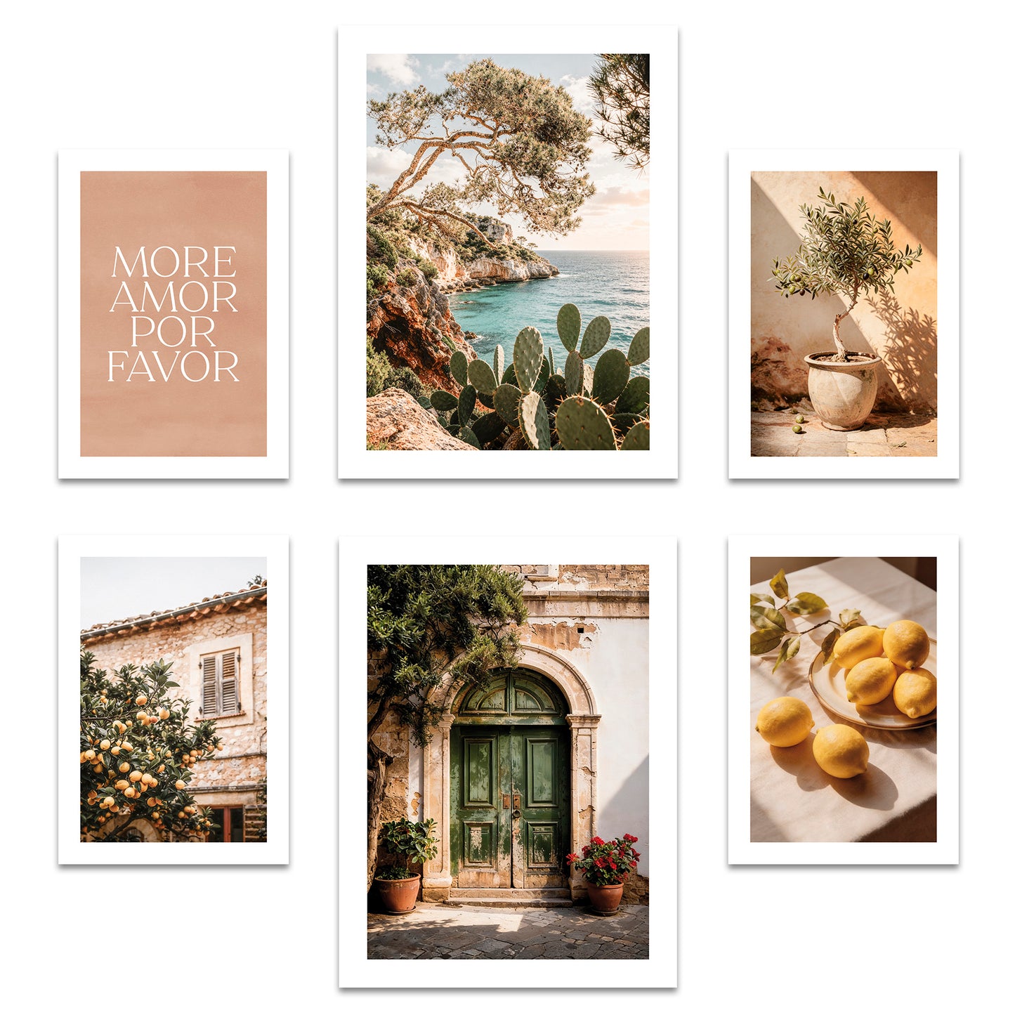 Poster Set La Dulce Vida Española I mehrteilige Bilderwand I Wandbilder Mallorca