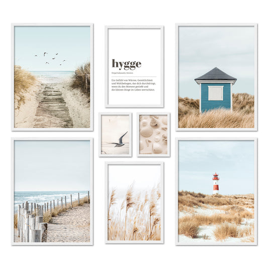 Poster Set Nordic Dreams Bilderwand Wandbilder Maritim ARTFAVES