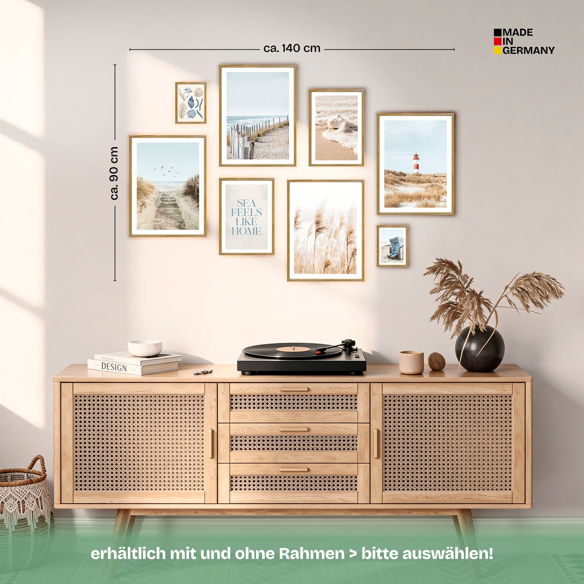 Poster Set Nordic Dreams Bilderwand Wandbilder Maritim ARTFAVES