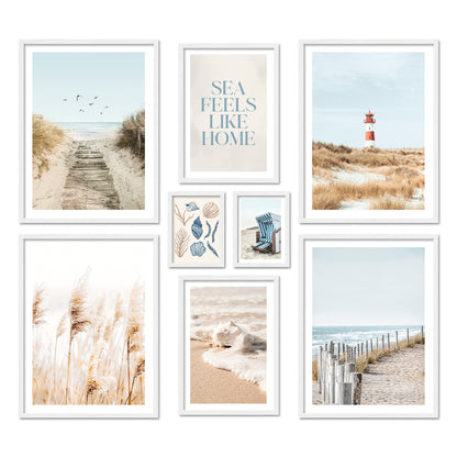 Poster Set Nordic Dreams Bilderwand Wandbilder Maritim ARTFAVES