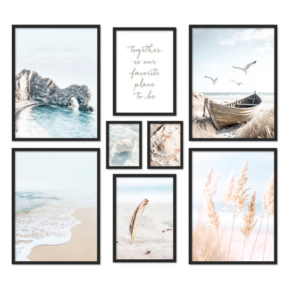 Poster Set North Sea Magic I mehrteilige Bilderwand I Wandbilder Maritim