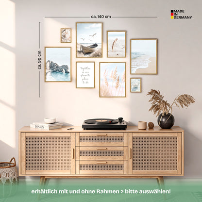 Poster Set North Sea Magic Bilderwand Wandbilder Maritim ARTFAVES