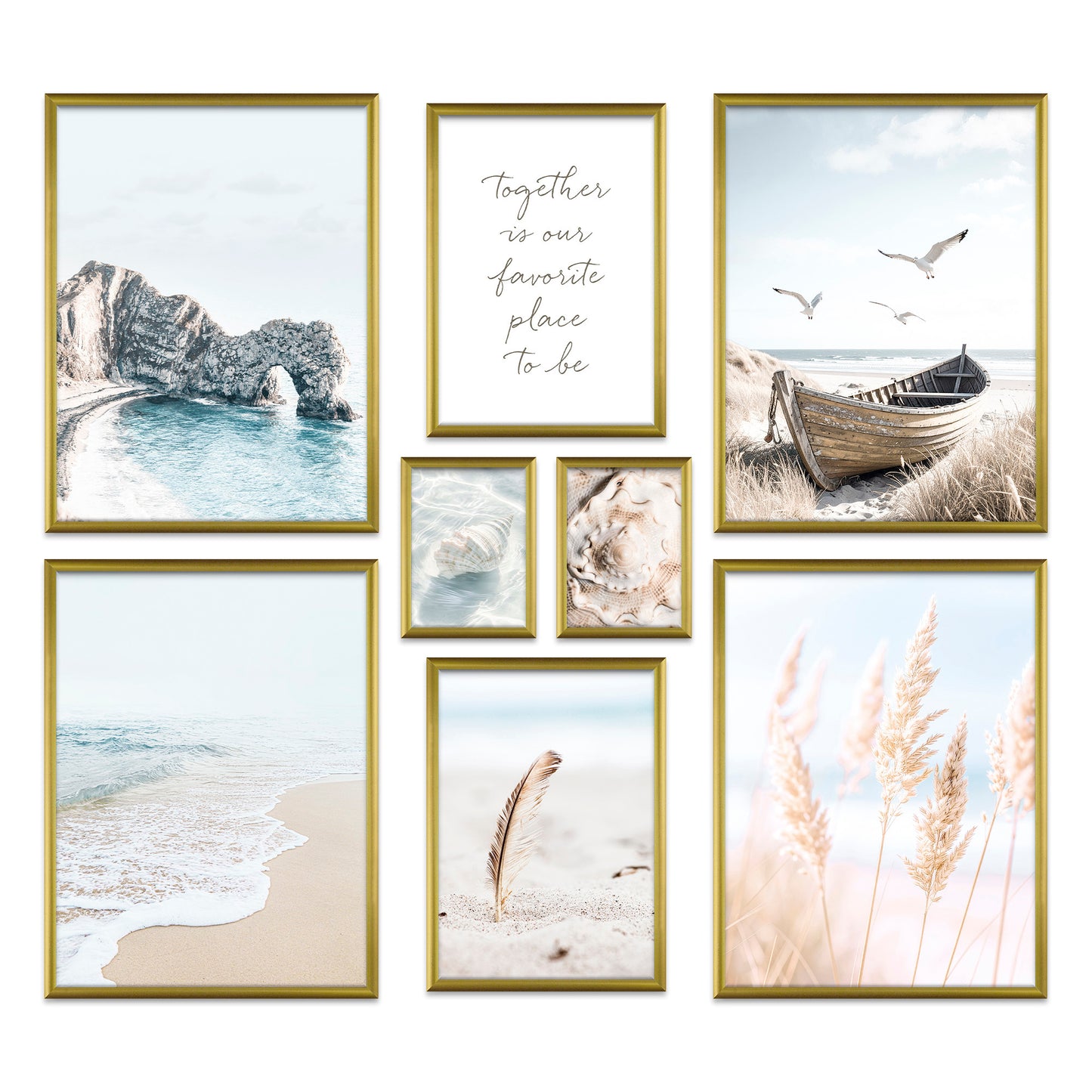 Poster Set North Sea Magic I mehrteilige Bilderwand I Wandbilder Maritim