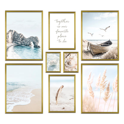 Poster Set North Sea Magic I mehrteilige Bilderwand I Wandbilder Maritim