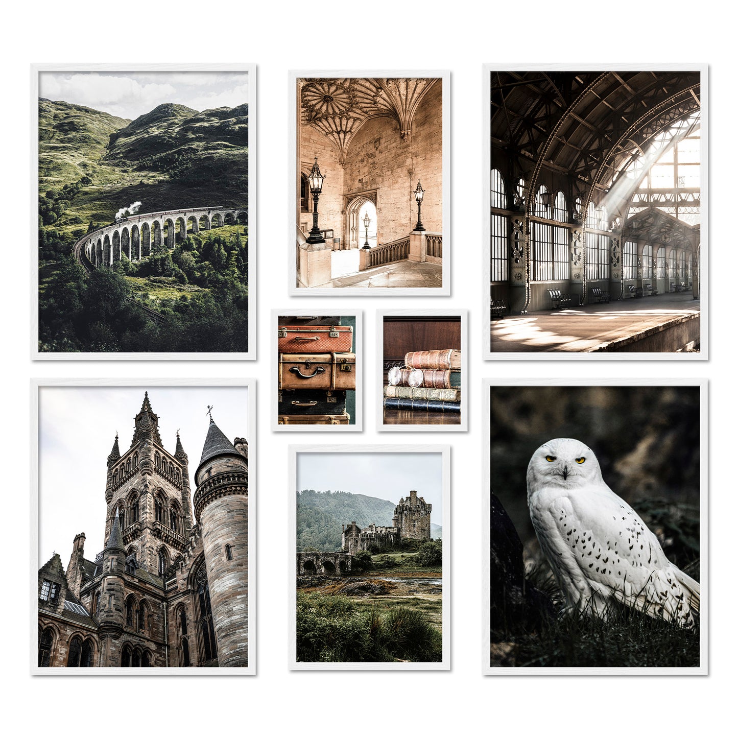 Poster Set Potterhead I mehrteilige Bilderwand I Wandbilder Potter