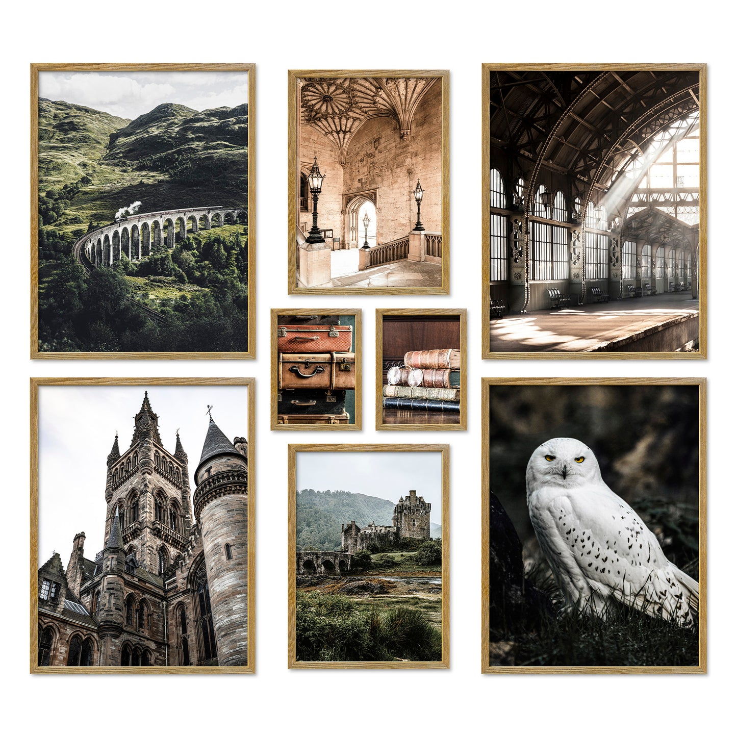 Poster Set Potterhead I mehrteilige Bilderwand I Wandbilder Potter