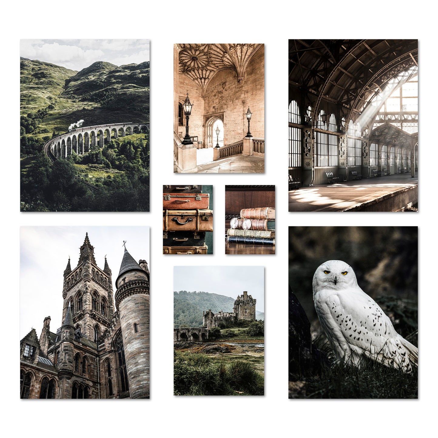 Poster Set Potterhead I mehrteilige Bilderwand I Wandbilder Potter