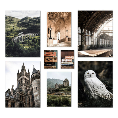 Poster Set Potterhead I mehrteilige Bilderwand I Wandbilder Potter