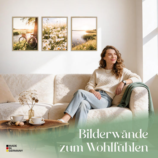 Poster Set Summer Breeze Trio Bilderwand Wandbilder Sommer ARTFAVES