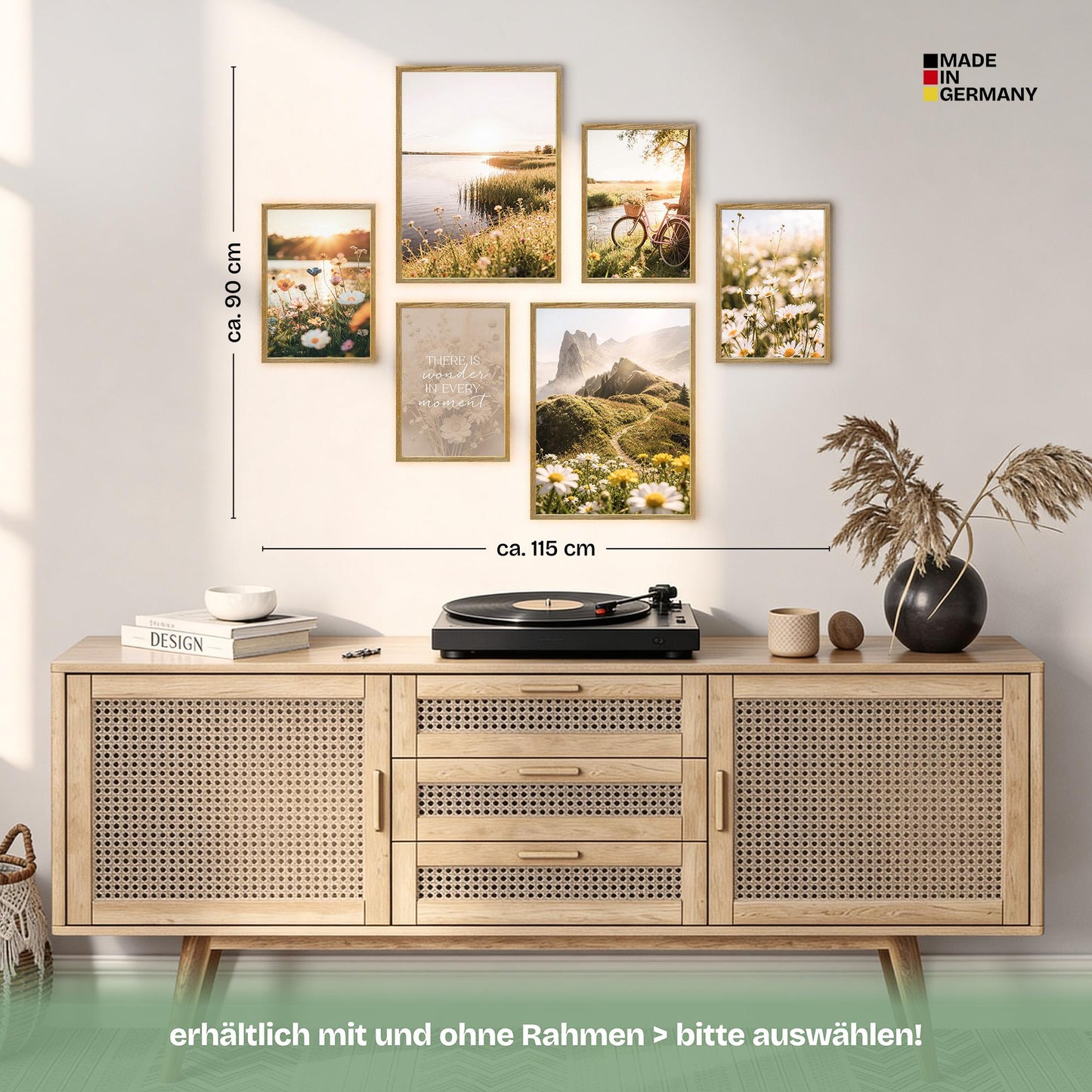 Poster Set Summer Breeze Bilderwand Wandbilder Sommer ARTFAVES