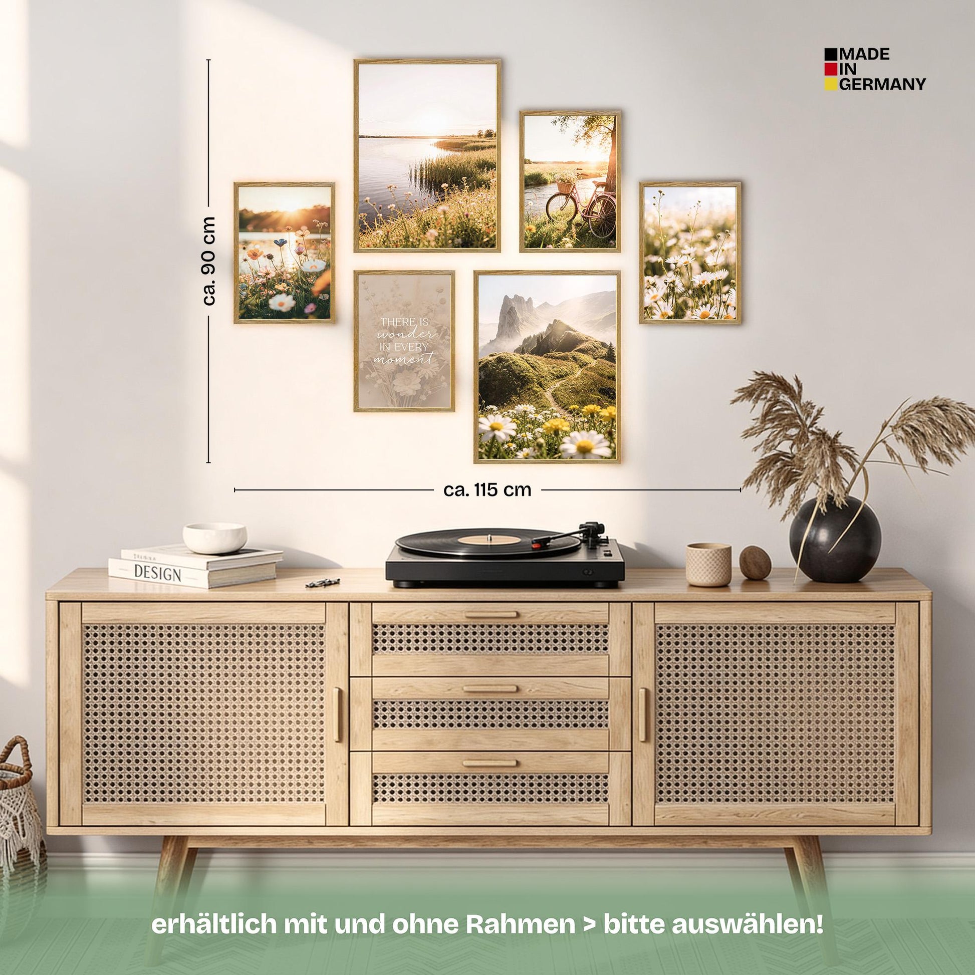 Poster Set Summer Breeze Bilderwand Wandbilder Sommer ARTFAVES