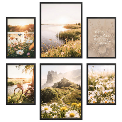 Poster Set Summer Breeze I mehrteilige Bilderwand I Wandbilder Sommer