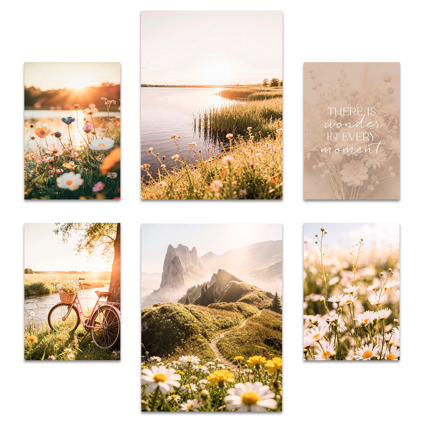Poster Set Summer Breeze I mehrteilige Bilderwand I Wandbilder Sommer