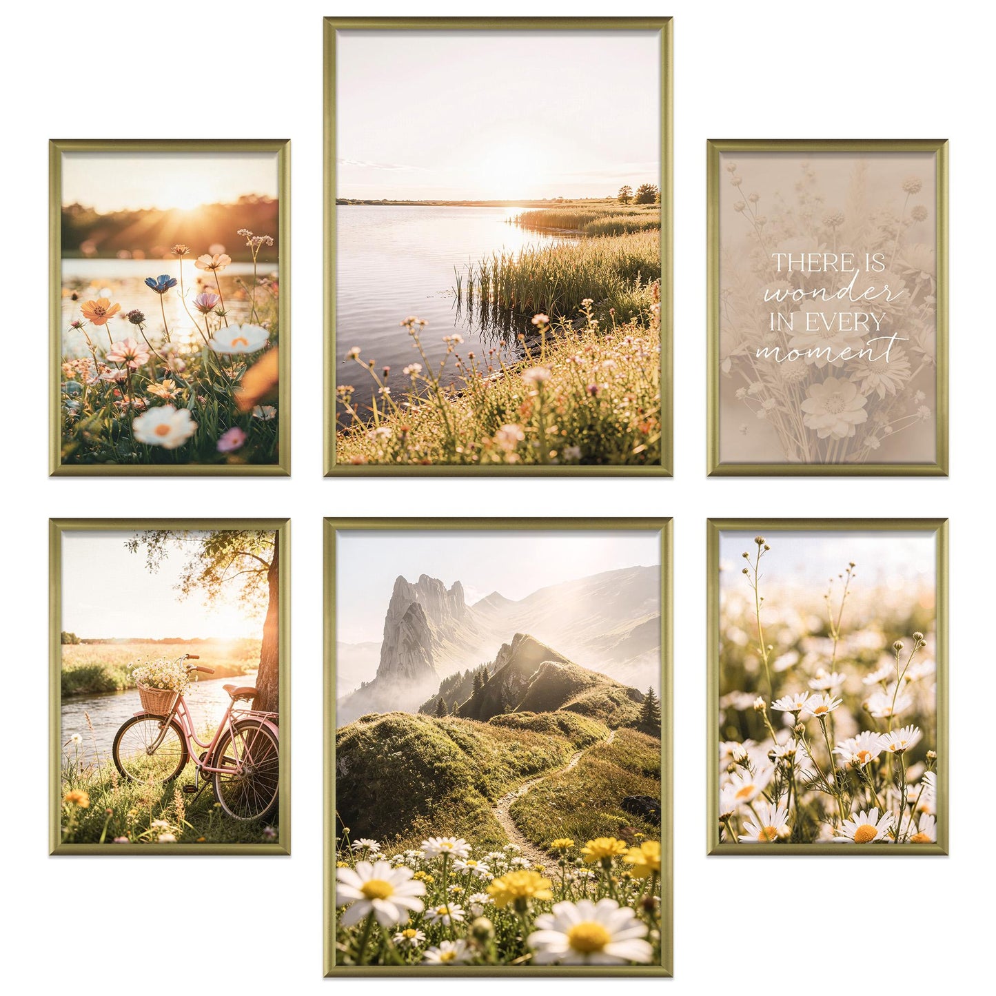 Poster Set Summer Breeze I mehrteilige Bilderwand I Wandbilder Sommer
