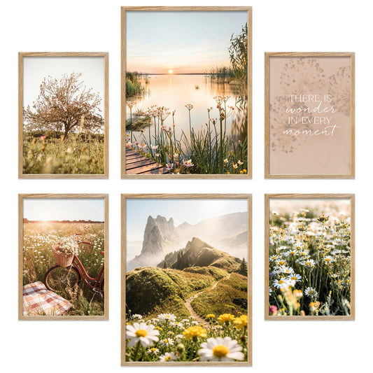 Poster Set Summer Breeze Bilderwand Wandbilder Sommer ARTFAVES