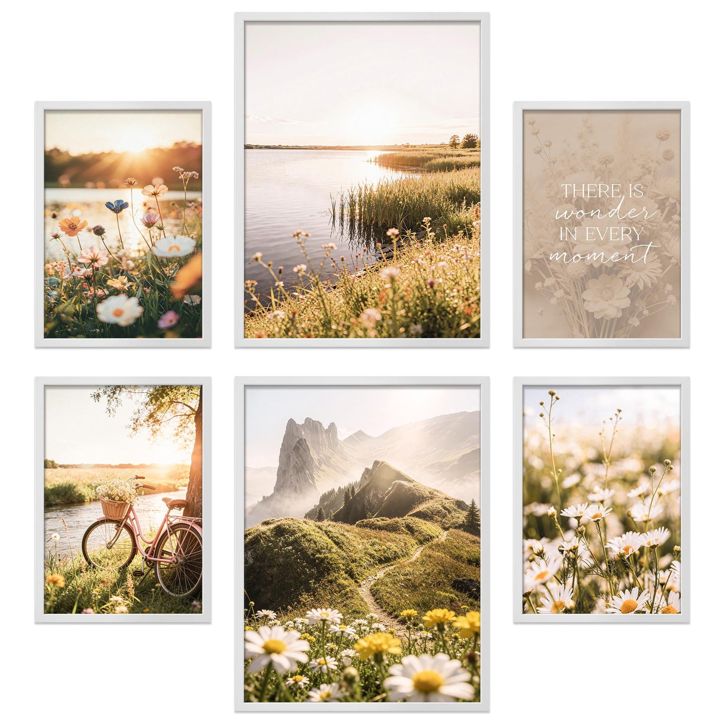 Poster Set Summer Breeze I mehrteilige Bilderwand I Wandbilder Sommer