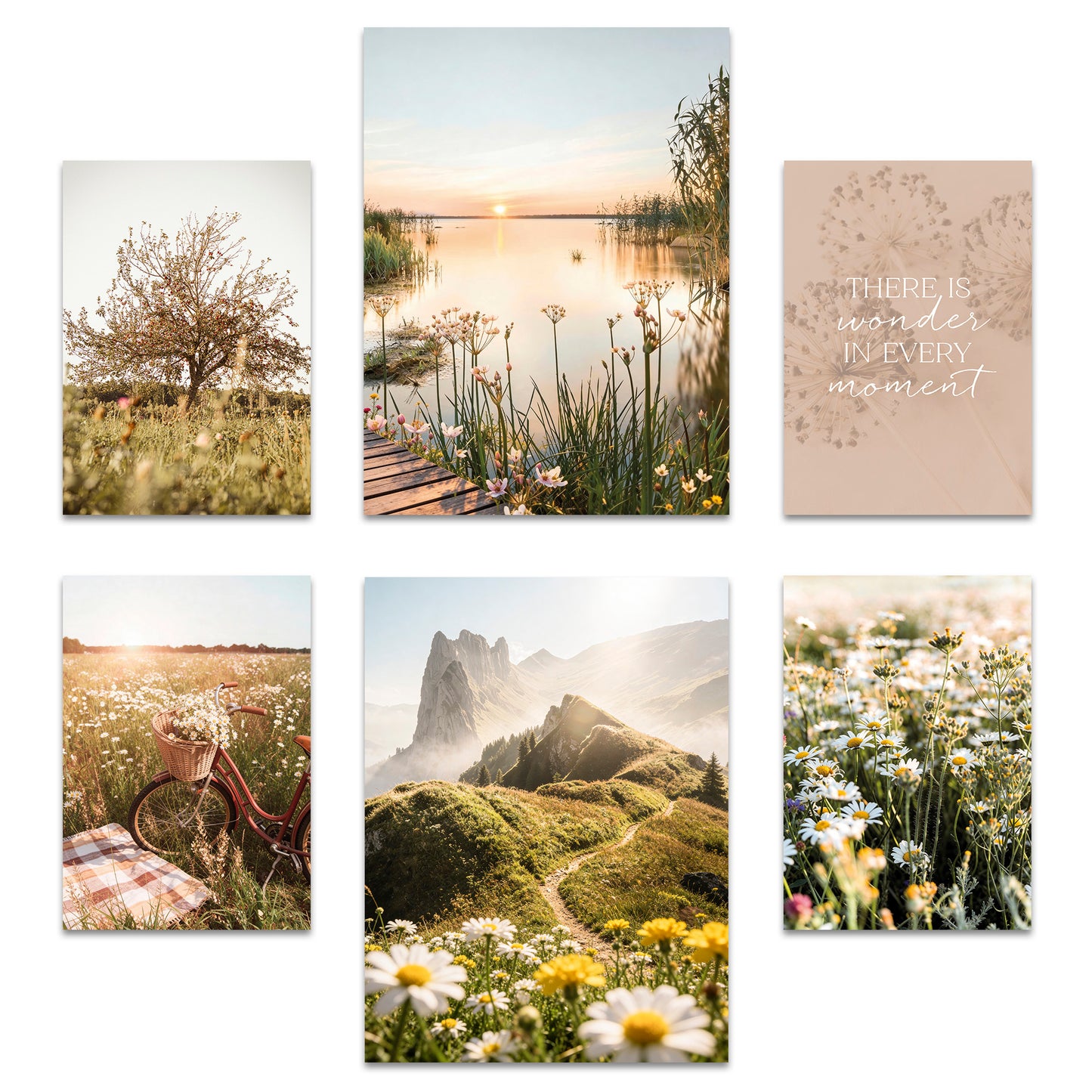 Poster Set Summer Breeze I mehrteilige Bilderwand I Wandbilder Sommer