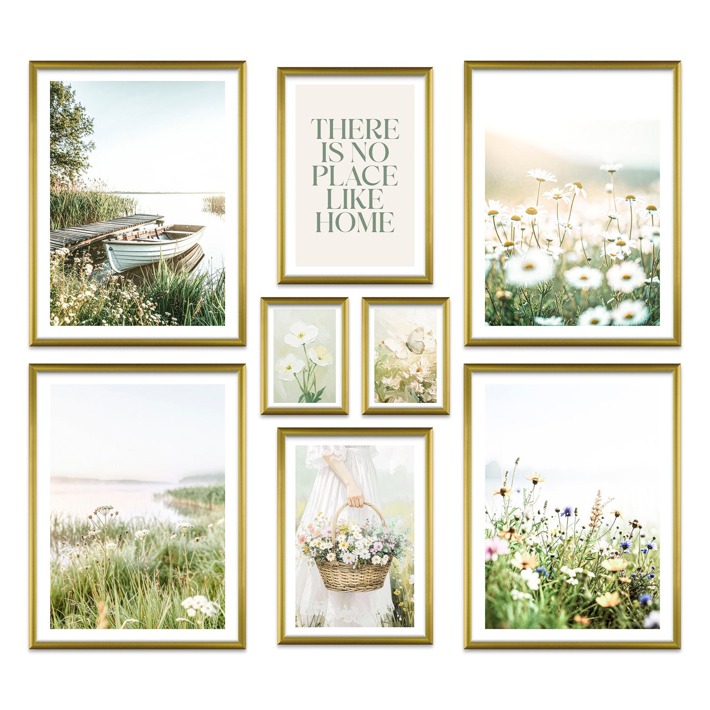 Poster Set Summer Morning I mehrteilige Bilderwand I Wandbilder Sommer