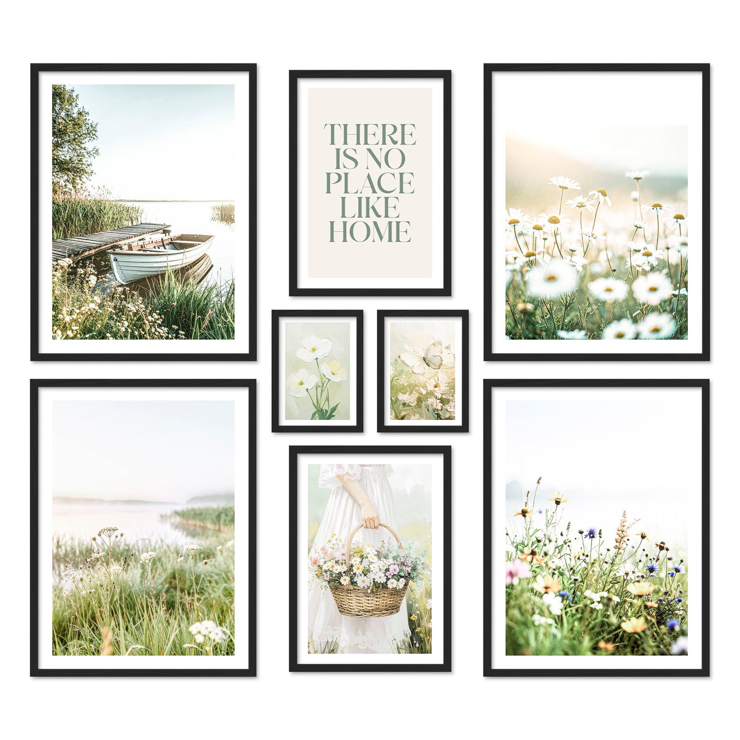 Poster Set Summer Morning I mehrteilige Bilderwand I Wandbilder Sommer
