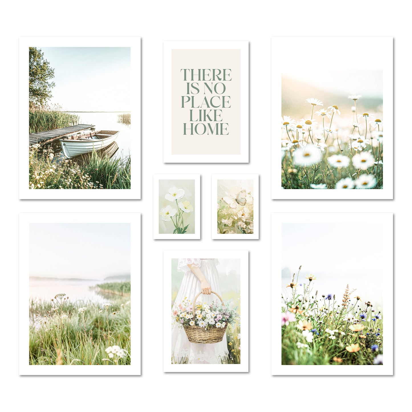 Poster Set Summer Morning I mehrteilige Bilderwand I Wandbilder Sommer