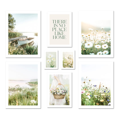 Poster Set Summer Morning I mehrteilige Bilderwand I Wandbilder Sommer