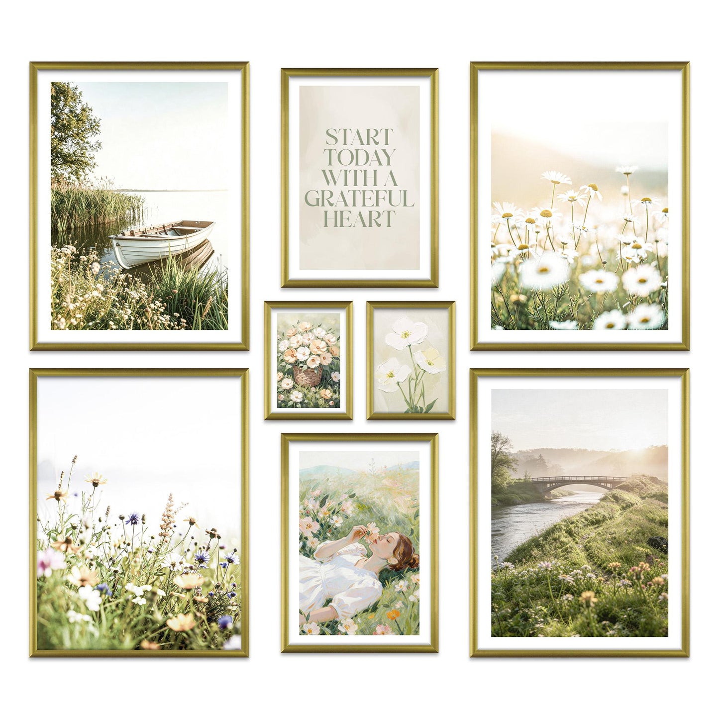 Poster Set Summer Morning I mehrteilige Bilderwand I Wandbilder Sommer