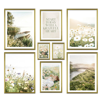 Poster Set Summer Morning I mehrteilige Bilderwand I Wandbilder Sommer