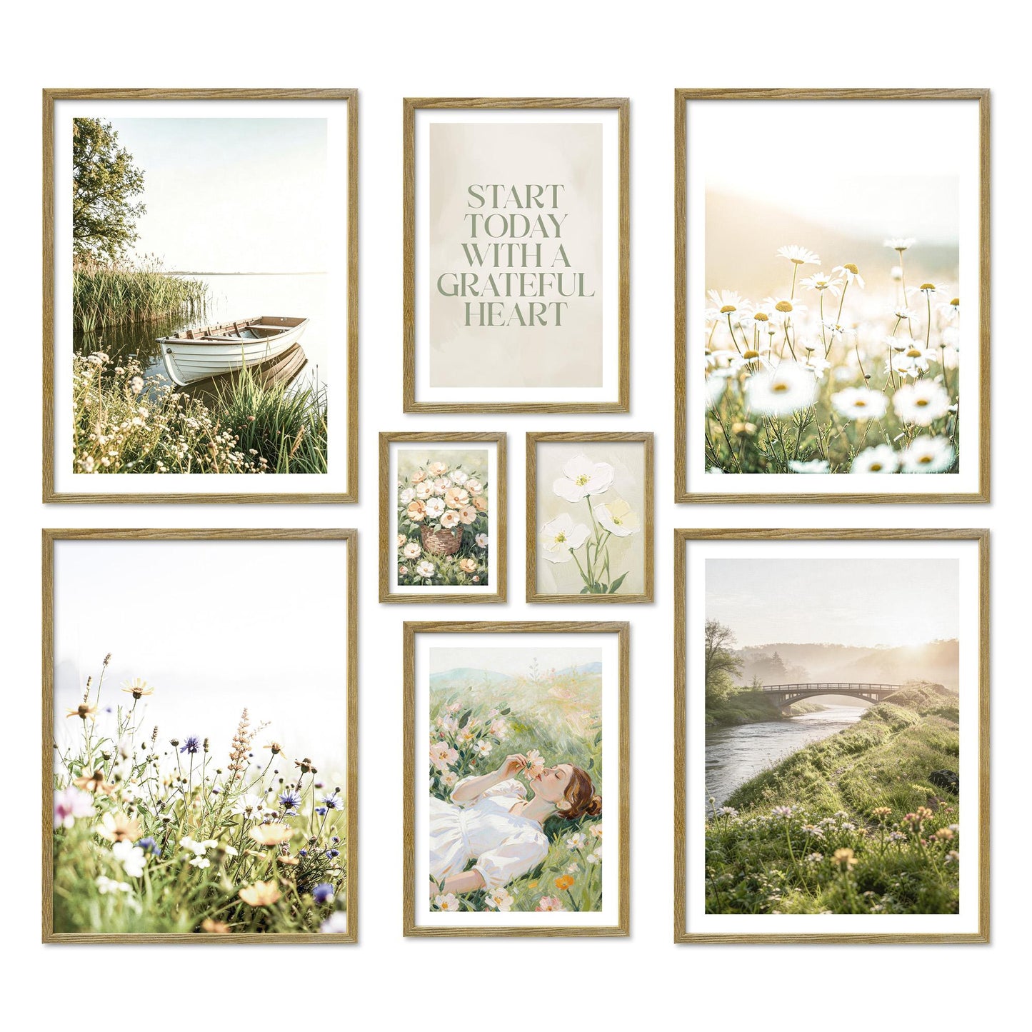 Poster Set Summer Morning Bilderwand Wandbilder Sommer ARTFAVES
