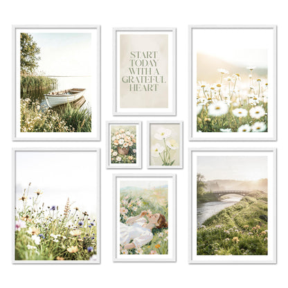 Poster Set Summer Morning I mehrteilige Bilderwand I Wandbilder Sommer