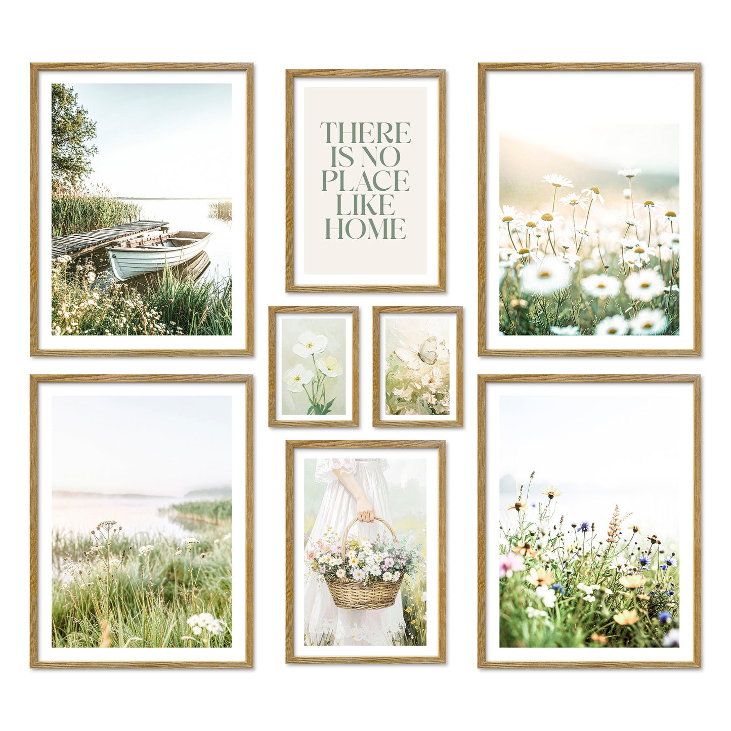 Poster Set Summer Morning Bilderwand Wandbilder Sommer ARTFAVES