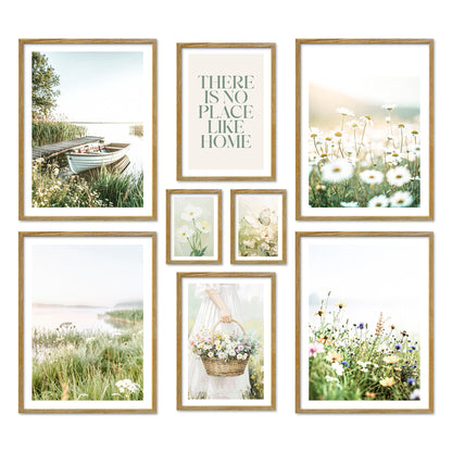 Poster Set Summer Morning Bilderwand Wandbilder Sommer ARTFAVES