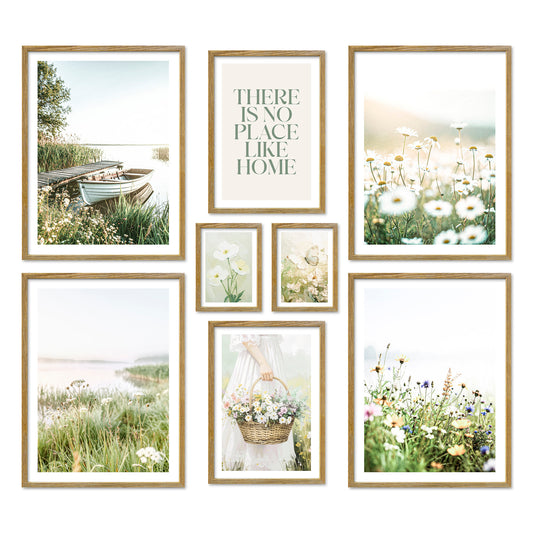 Poster Set Summer Morning Bilderwand Wandbilder Sommer ARTFAVES