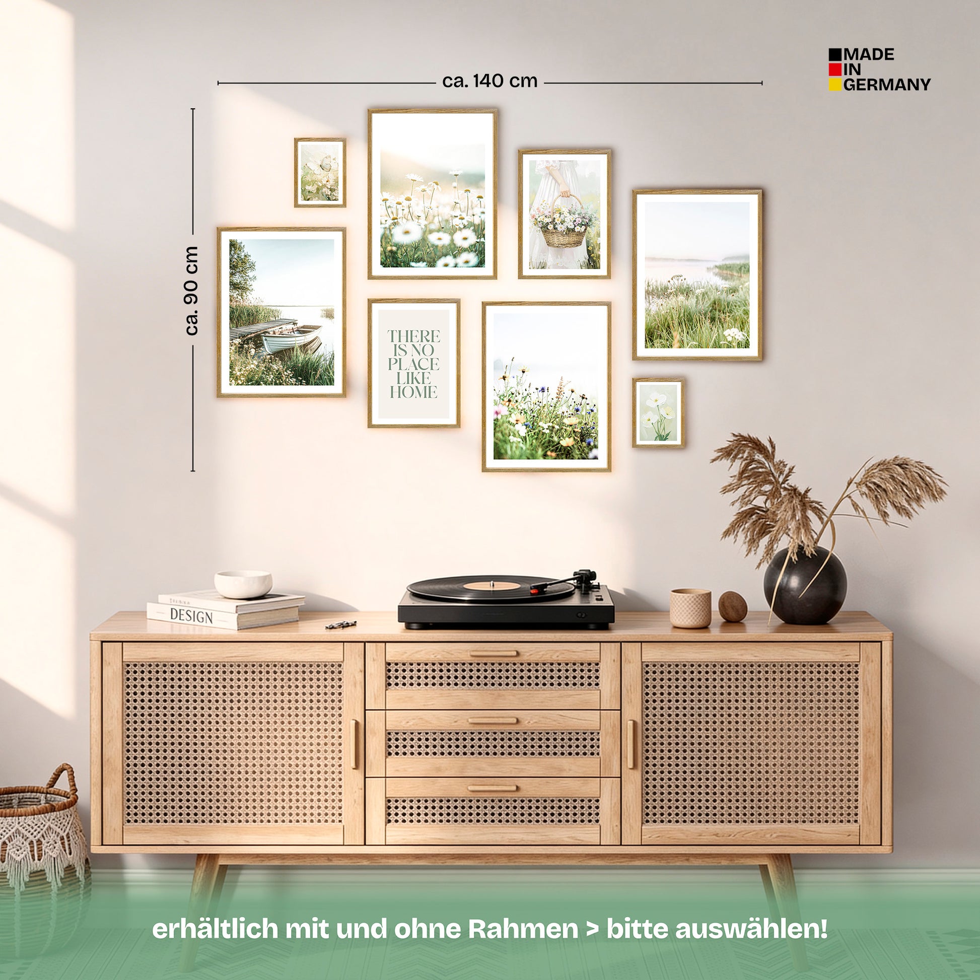 Poster Set Summer Morning Bilderwand Wandbilder Sommer ARTFAVES