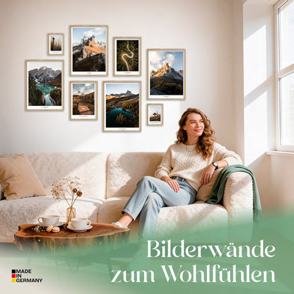 Poster Set The Dolomites Bilderwand Wandbilder Berge ARTFAVES
