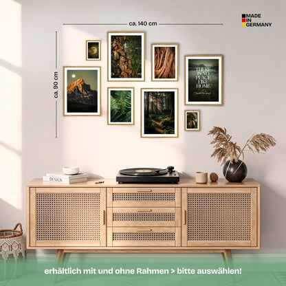 Poster Set Wild Forest Bilderwand Wandbilder Wald ARTFAVES