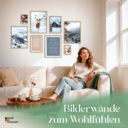 Poster Set Winter Dreams Bilderwand Wandbilder Winter ARTFAVES