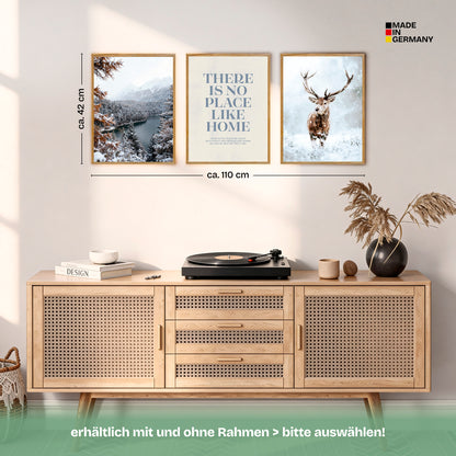 Poster Set Winter Momente 1 Bilderwand Wandbilder Winter ARTFAVES