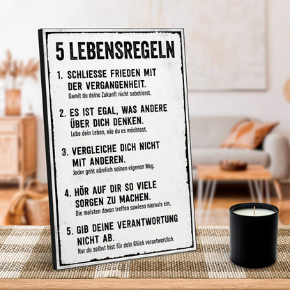 5 Lebensregeln