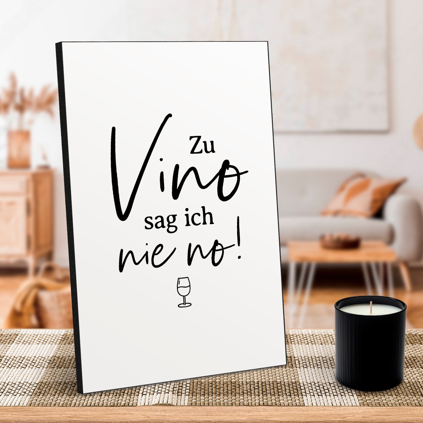 Zu Vino sag ich nie no