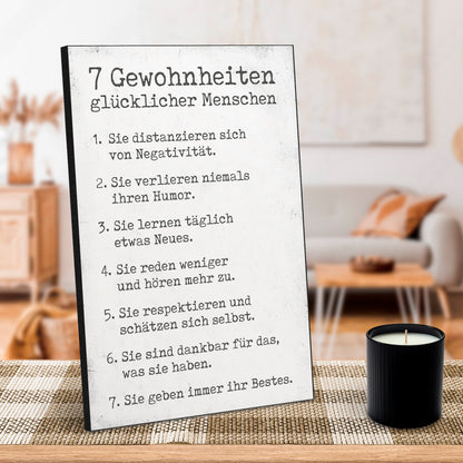 7 Gewohnheiten glücklicher Menschen